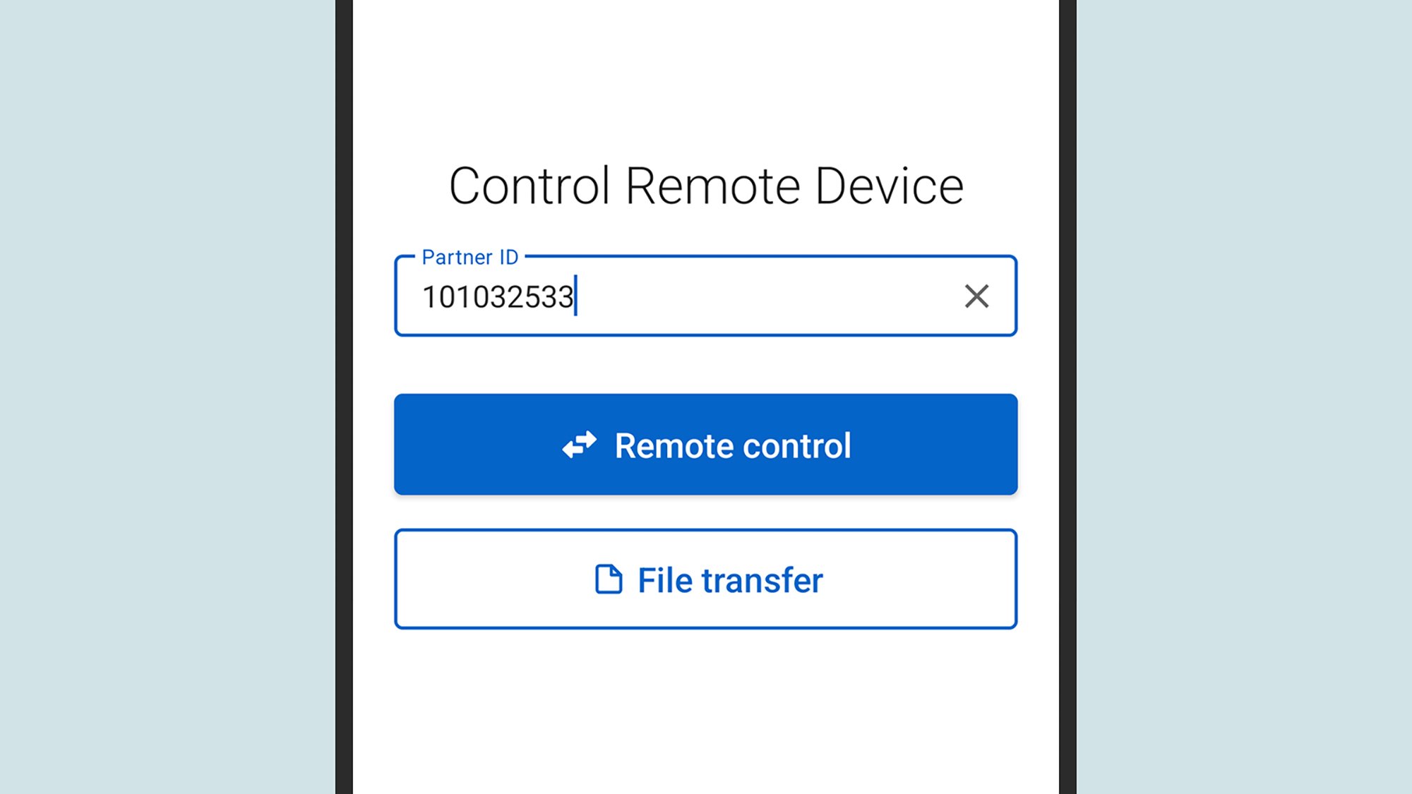 TeamViewer for mobile