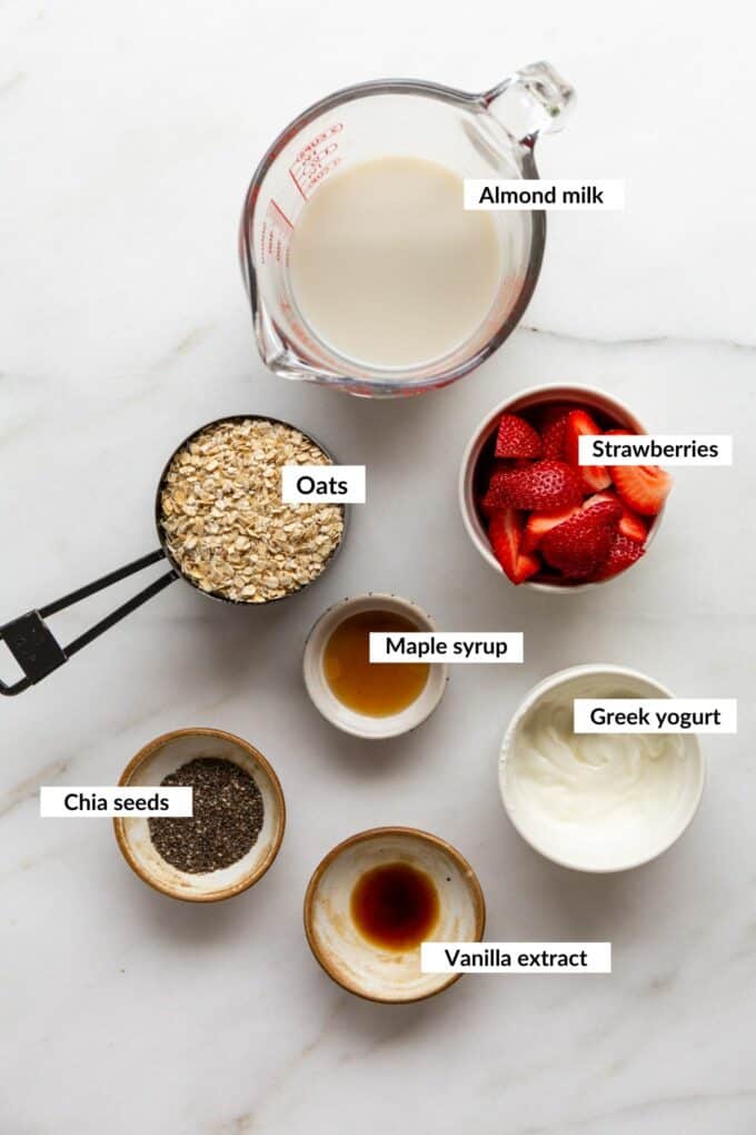 ingredients for overnight oats