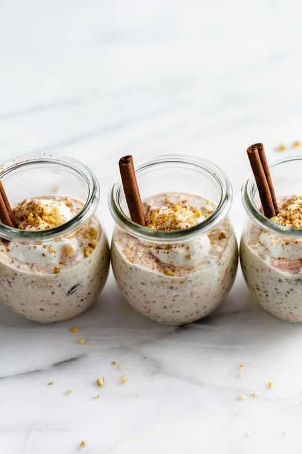 carrot cake overnight oats